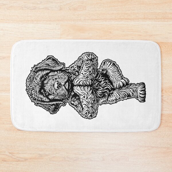 Item preview, Portuguese Water Dog Puppy Yoga Funny Dogs Asana Tree Pose designed and sold by GrandeDuc.