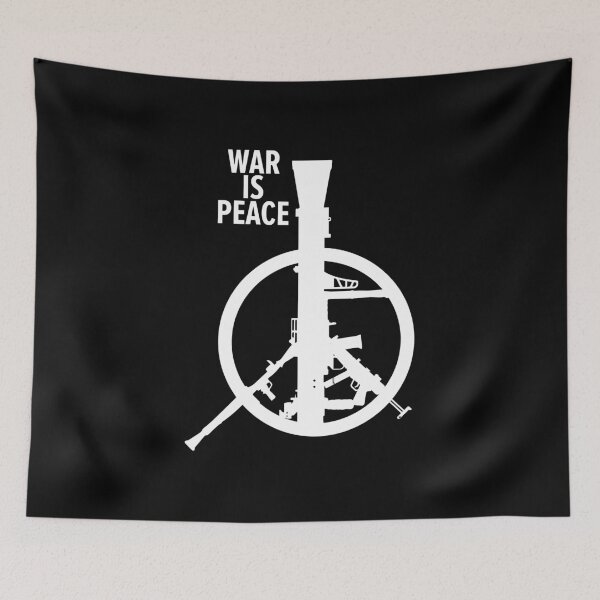 Item preview, War Is Peace: George Orwell Tribute - Art for Peace, Freedom, and Unity designed and sold by Boogosh.