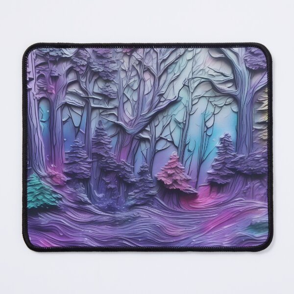 Item preview, Ultraviolet 3D forest/3 - expressive botanical pattern. designed and sold by My-fake-places.