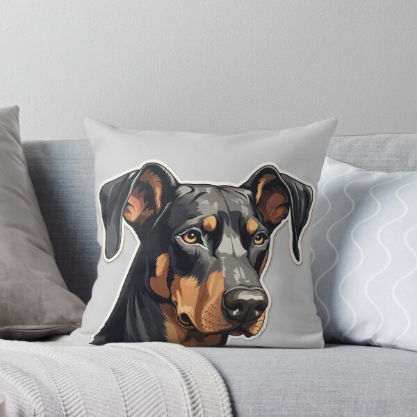 Item preview, head of a doberman designed and sold by At-Brothers.