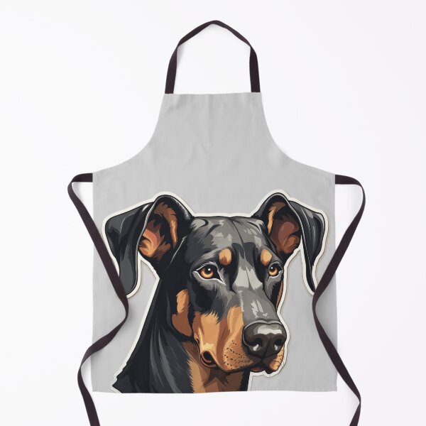 Item preview, head of a doberman designed and sold by At-Brothers.