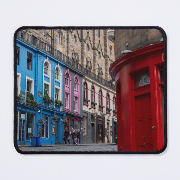 Item preview, Colourful shops on the historic Victoria Street in Edinburgh designed and sold by cdkphotos.