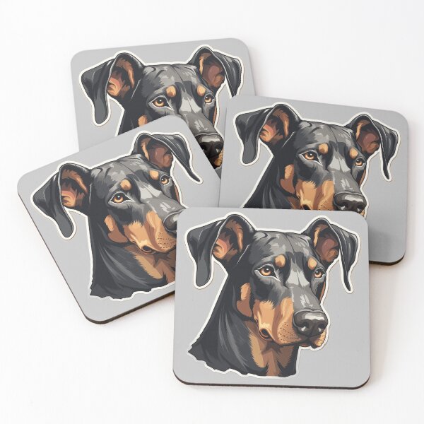 Item preview, head of a doberman designed and sold by At-Brothers.