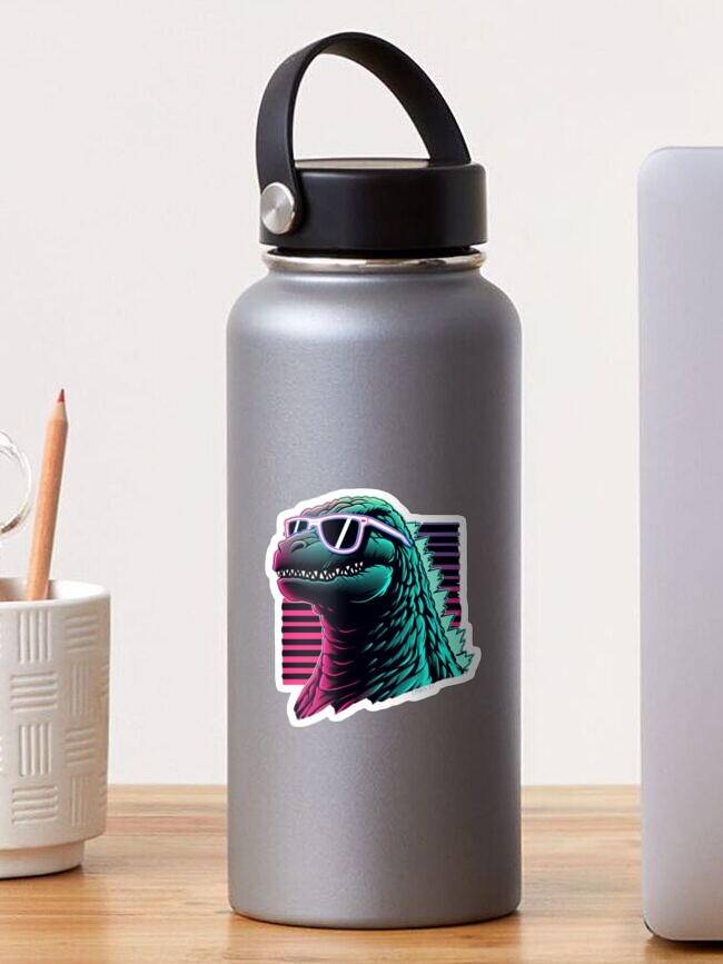 Thumbnail 1 of 3, Sticker, King of Lizards designed and sold by GhostMachine13.