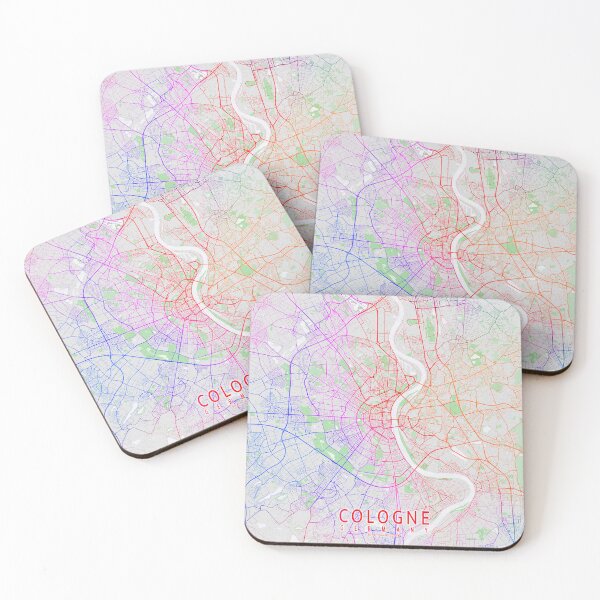 Item preview, Cologne City Map of Germany - Colorful designed and sold by deMAP.