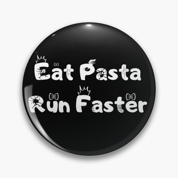 Item preview, eat pasta, run faster halloween designed and sold by DouchraaNow.