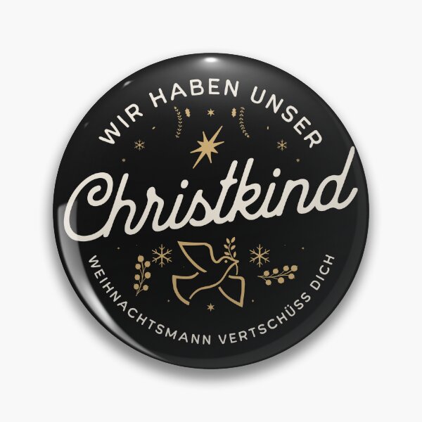 Item preview, We have our Christkind Santa Claus say goodbye, design with a funny saying in German designed and sold by Pflugart.