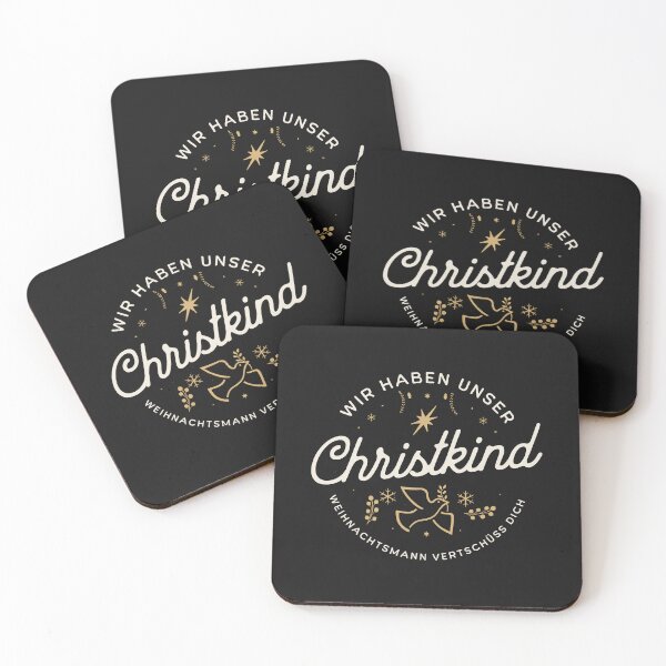 Item preview, We have our Christkind Santa Claus say goodbye, design with a funny saying in German designed and sold by Pflugart.