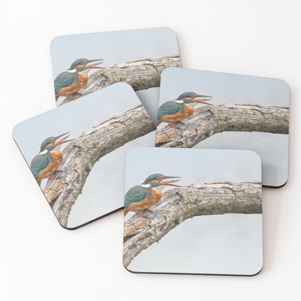 Item preview, kingfisher with a fish designed and sold by kathleenjean.