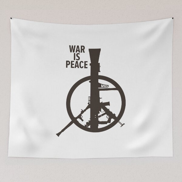 Item preview, War Is Peace: George Orwell Tribute - Art for Peace, Freedom, and Unity designed and sold by Boogosh.