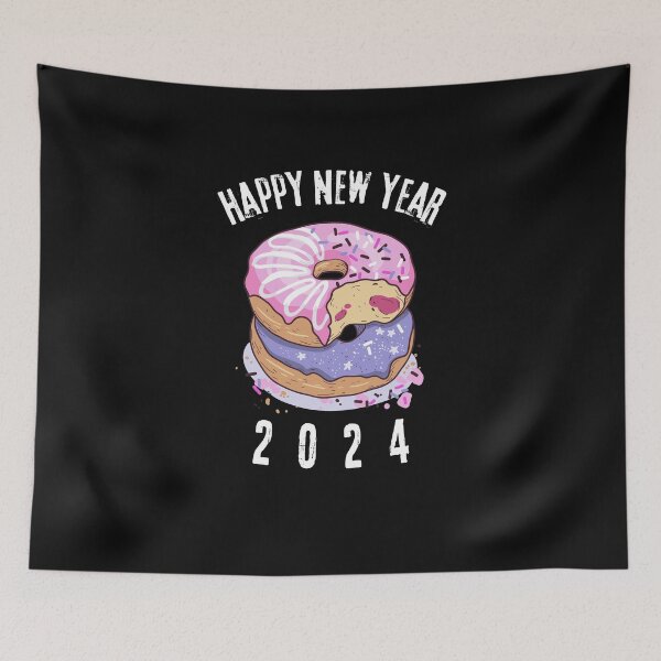 Item preview, New Year donuts 2024 designed and sold by first-shirt ⭐ ⭐ ⭐ ⭐ ⭐.