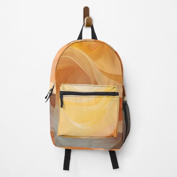 Item preview, Warm Golden Hues Abstract Wave Design designed and sold by VectorPlace.