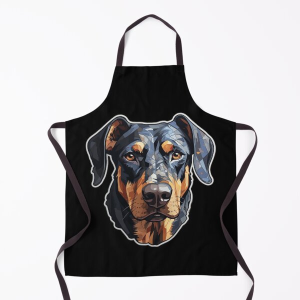 Item preview, head of a proud doberman designed and sold by At-Brothers.