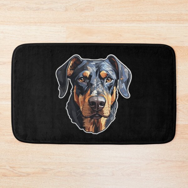 Item preview, head of a proud doberman designed and sold by At-Brothers.