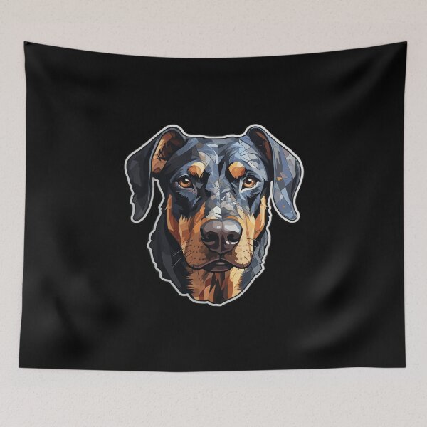 Item preview, head of a proud doberman designed and sold by At-Brothers.