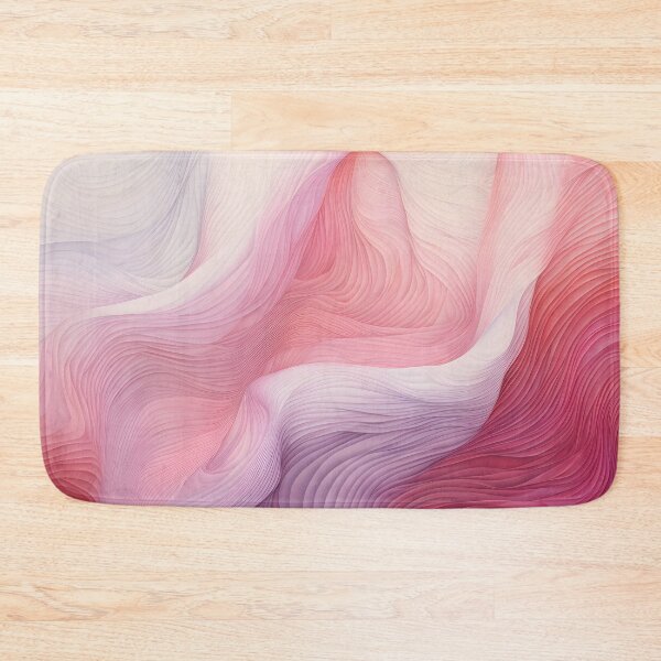 Item preview, Soft Pink Textured Abstract Wave Art designed and sold by VectorPlace.