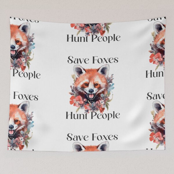 Item preview, Cute Watercolor Fox: Save Foxes  designed and sold by Anastasiia Yurevych.