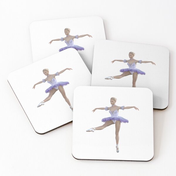 Item preview, Beautiful blonde ballerina on pointe in blue #10 designed and sold by AlluringVisions.