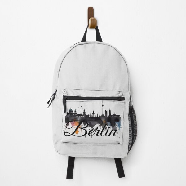 Item preview, Berlin capital graphic watercolor with lettering designed and sold by Ecmoprints.