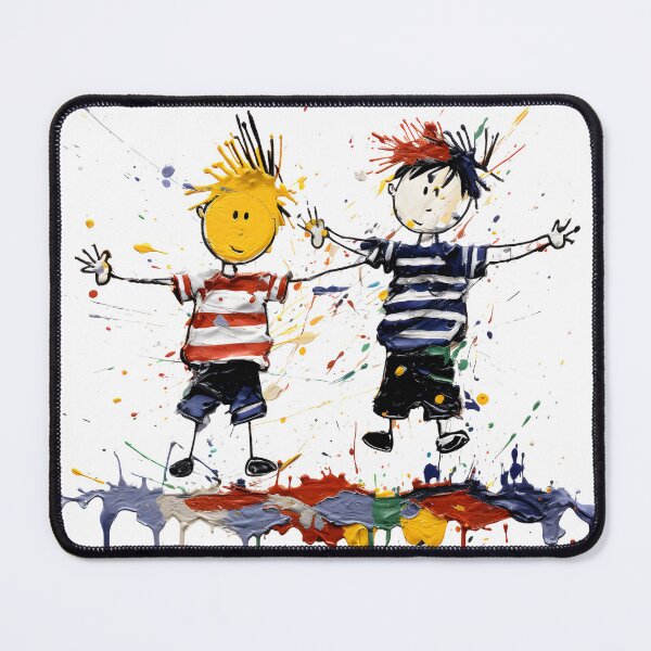 Item preview, Kids in gouache. designed and sold by popa-che.