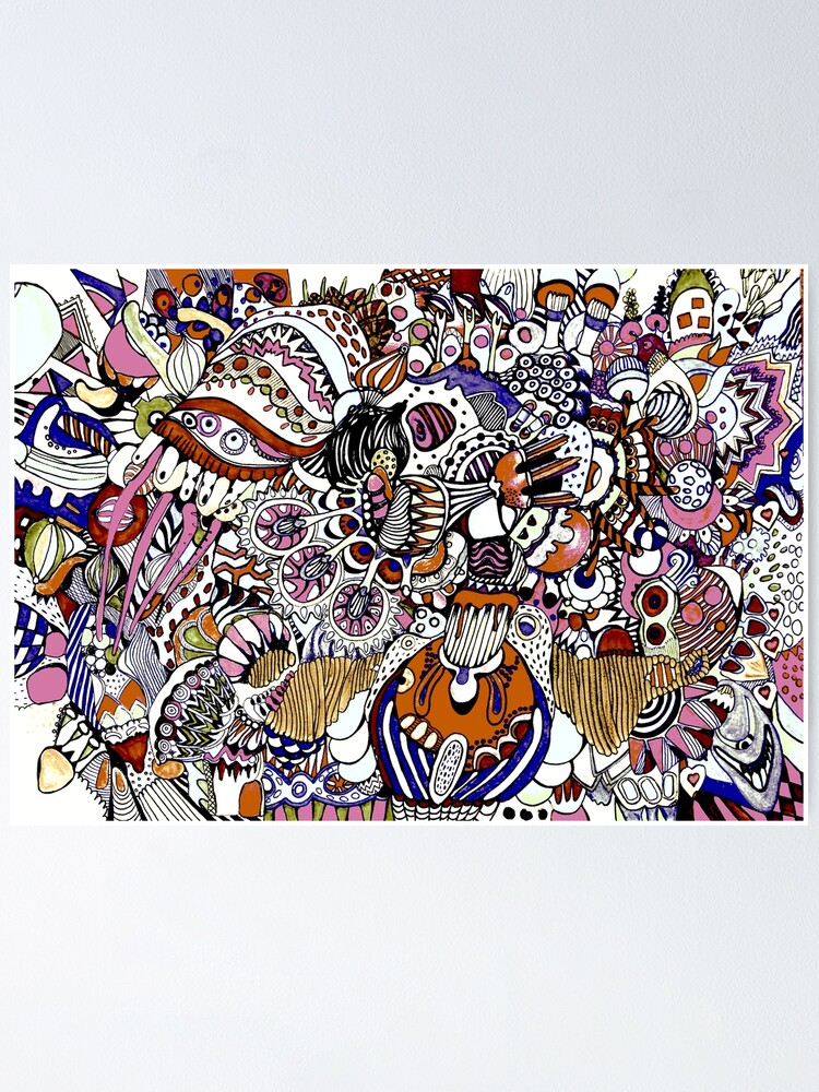 20's Jazz No.1 | Vibrant Art Deco Jazz Club Print on Art Cloth