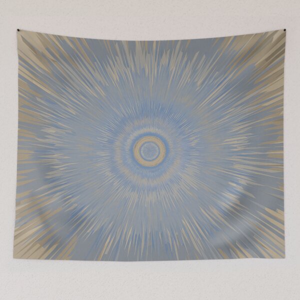 Item preview, Golden Light Blue Breakout Burst designed and sold by Tactux - Digital Artist.