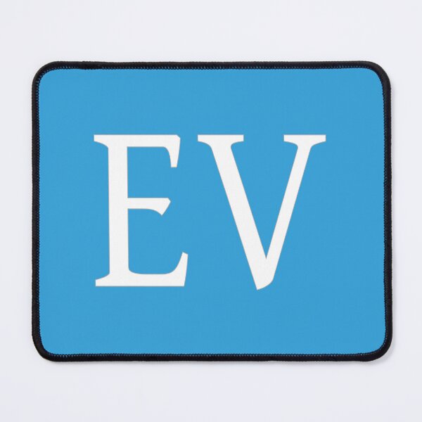 Item preview, EV Initials Monogram Elegant White Letters designed and sold by Jeallan Designs.