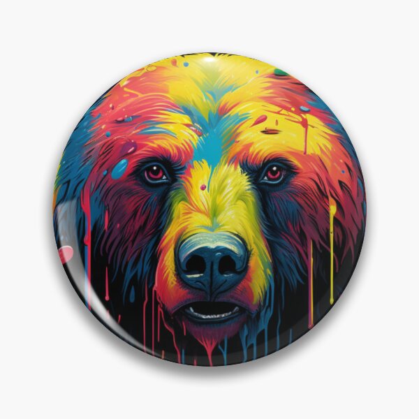 Item preview, "Vibrant Bear Spirit" designed and sold by callicoartshop.