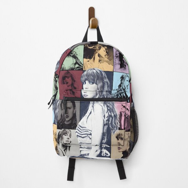 18 Inch Taylor Swift Backpack School Bag Black Red Blue - giftcartoon