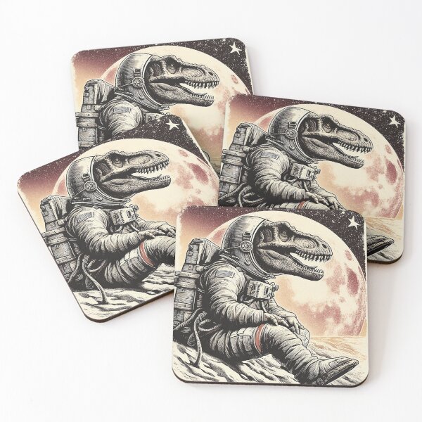 Item preview, Dinostronauts Collection (First Dinosaur On The Moon) designed and sold by Takin-Thepiss.
