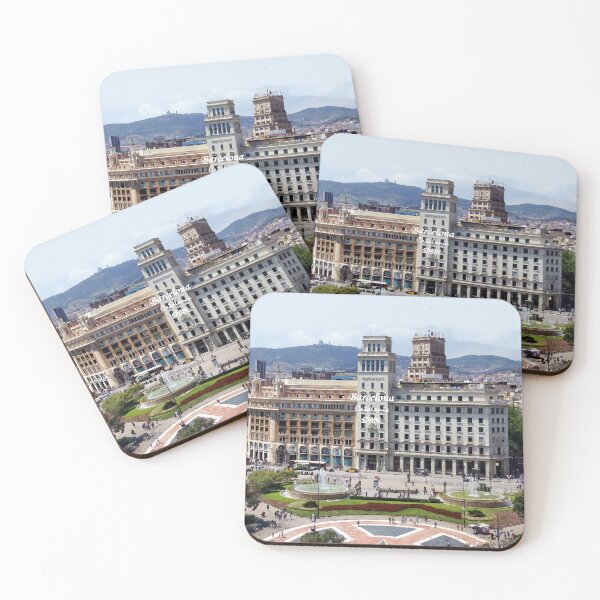 Item preview, Barcelona, Spain - Catalonia Square the Heart of Barcelona designed and sold by leemcnut.