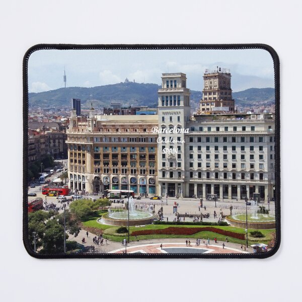 Item preview, Barcelona, Spain - Catalonia Square the Heart of Barcelona designed and sold by leemcnut.