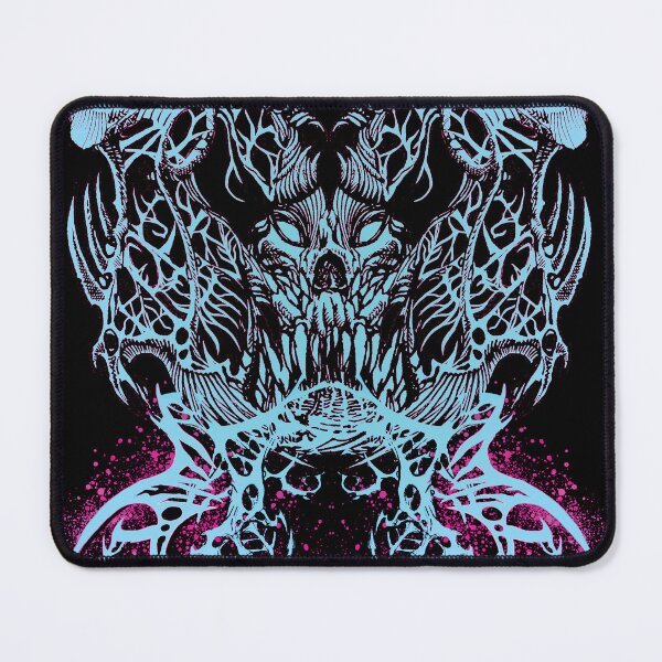 Item preview, SPIKY MONSTER SKULL BLUE designed and sold by Damyanoman_Art.