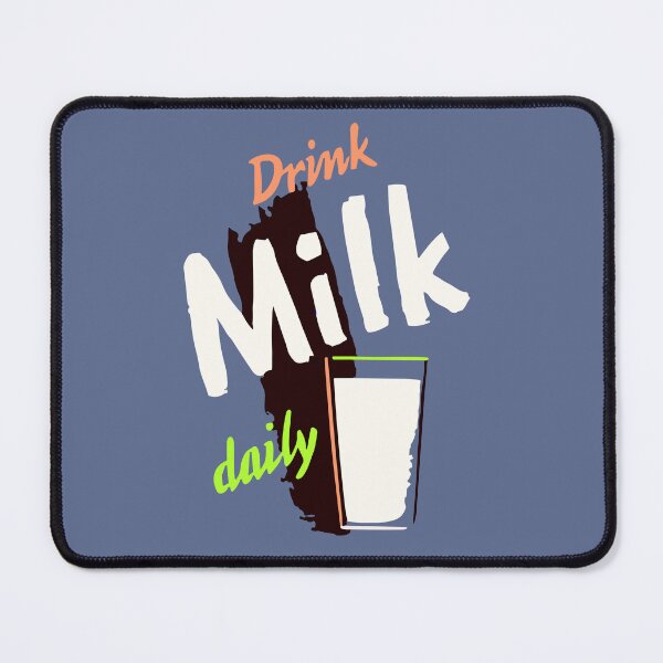 Item preview, Drink Milk Daily Vintage Graphic designed and sold by blackink-design.