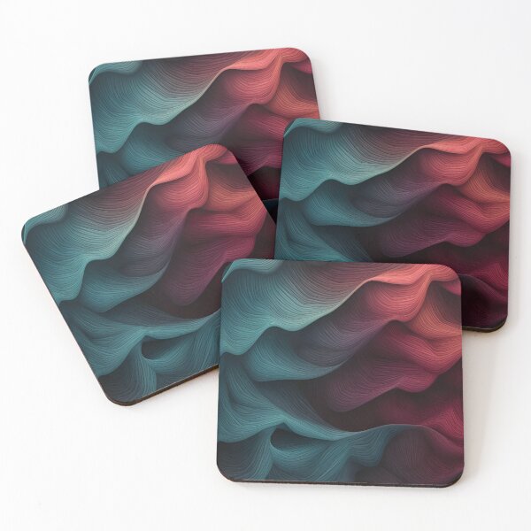Item preview, Colorful Textured Abstract Wave Pattern designed and sold by VectorPlace.