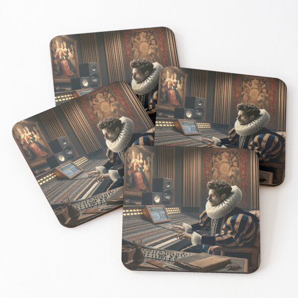 Item preview, Baroque Recording Studio Print designed and sold by Limetreestudios.