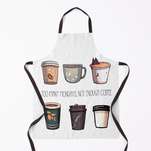 Item preview, Too Many Mondays, Not Enough Coffee designed and sold by Anastasiia Yurevych.