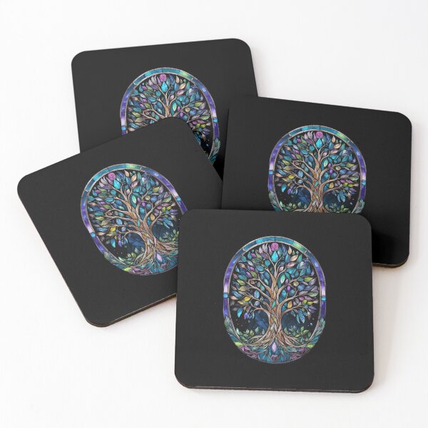 Item preview, Stained Glass Tree Of Life designed and sold by Desfix.