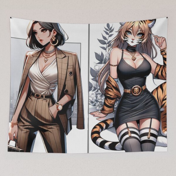Item preview, tiger spirit designed and sold by masquetea.
