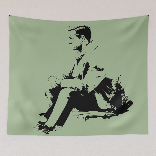 Item preview, Contemplative Solitude vector artwork designed and sold by AgarutanPrint.