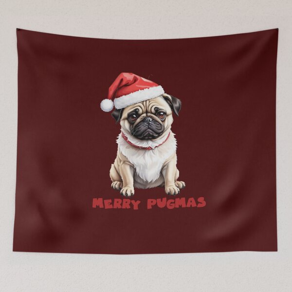 Item preview, merry pugmas designed and sold by jkrphoto.