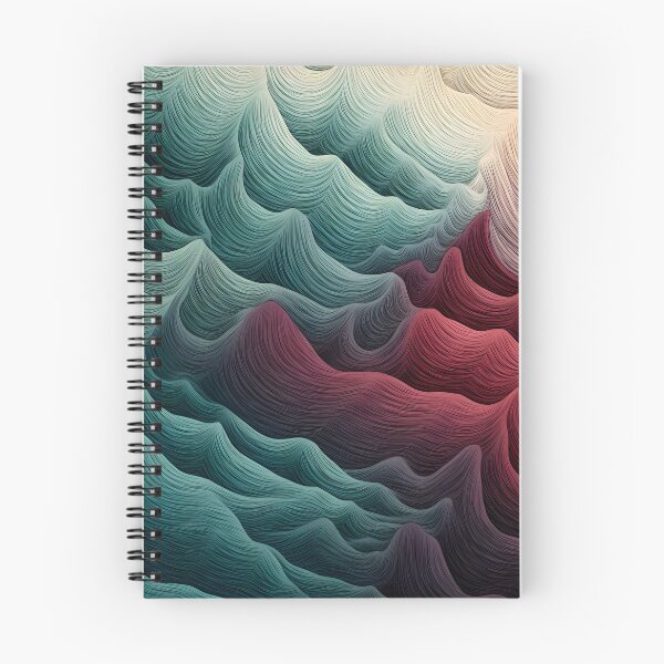 Item preview, Cool Toned Abstract Wave Illustration designed and sold by VectorPlace.