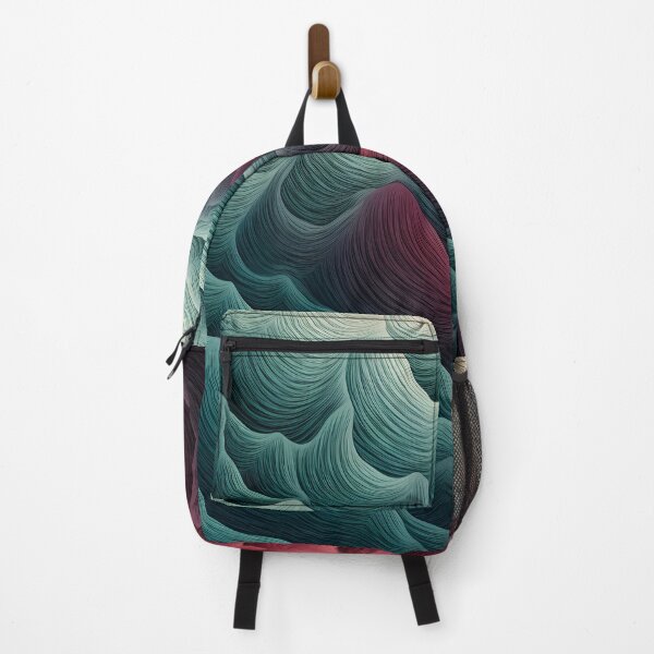Item preview, Cool Toned Abstract Wave Illustration designed and sold by VectorPlace.