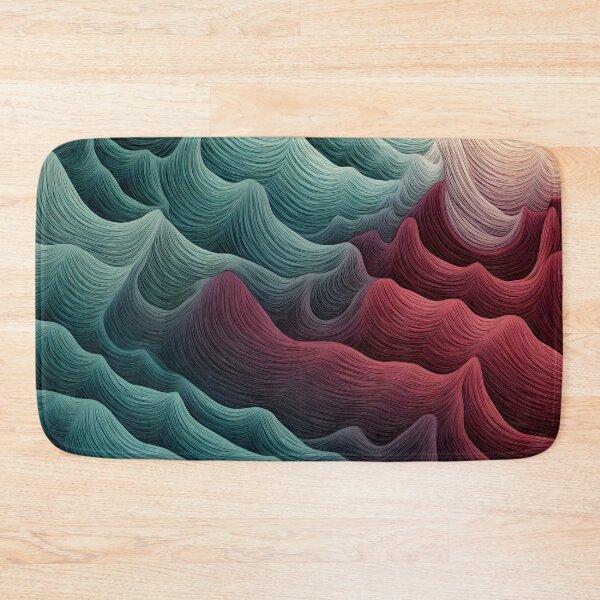Item preview, Cool Toned Abstract Wave Illustration designed and sold by VectorPlace.