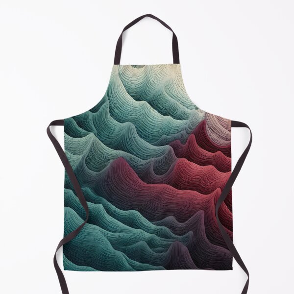 Item preview, Cool Toned Abstract Wave Illustration designed and sold by VectorPlace.