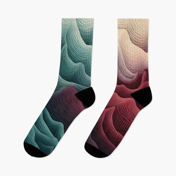 Item preview, Cool Toned Abstract Wave Illustration designed and sold by VectorPlace.