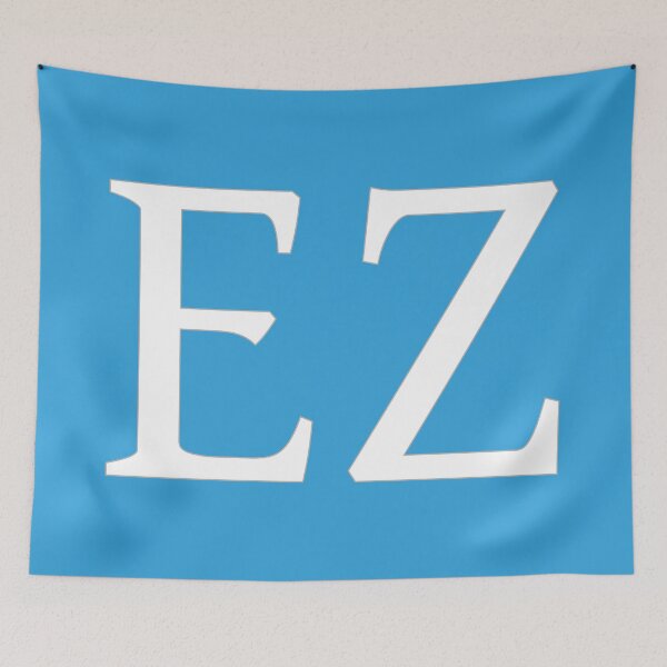 Item preview, EZ Initials Monogram Elegant White Letters designed and sold by Jeallan Designs.