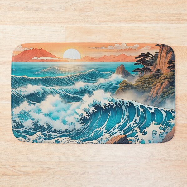 Item preview, The Urge - A Contemporary Ukiyo-e Nature Landscape designed and sold by Kijiermono.
