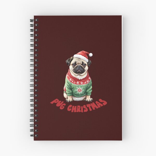 Item preview, Pug Christmas designed and sold by jkrphoto.