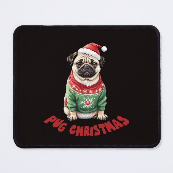Item preview, Pug Christmas designed and sold by jkrphoto.